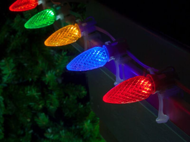 Premium LED Christmas light bulbs and supplies included